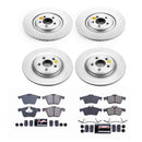 PowerStop Genuine Geomet Coated Rotor and Carbon-Fiber Ceramic Brake Pad Kit