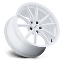 18x8.5 Motegi MR162 Zentoku Gloss White 5x114.3 ET35 CB72.56 Wheel Rim