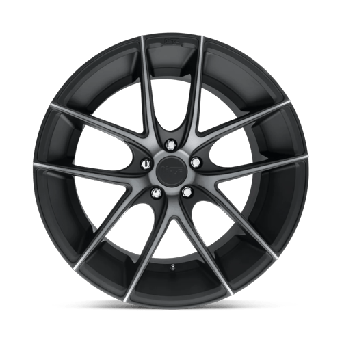 20X10.5 Niche M130 TARGA Matte Black Double Dark Tint 5X130 ET40 wheel/rim