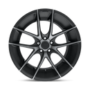 20X10.5 Niche M130 TARGA Matte Black Double Dark Tint 5X130 ET40 wheel/rim