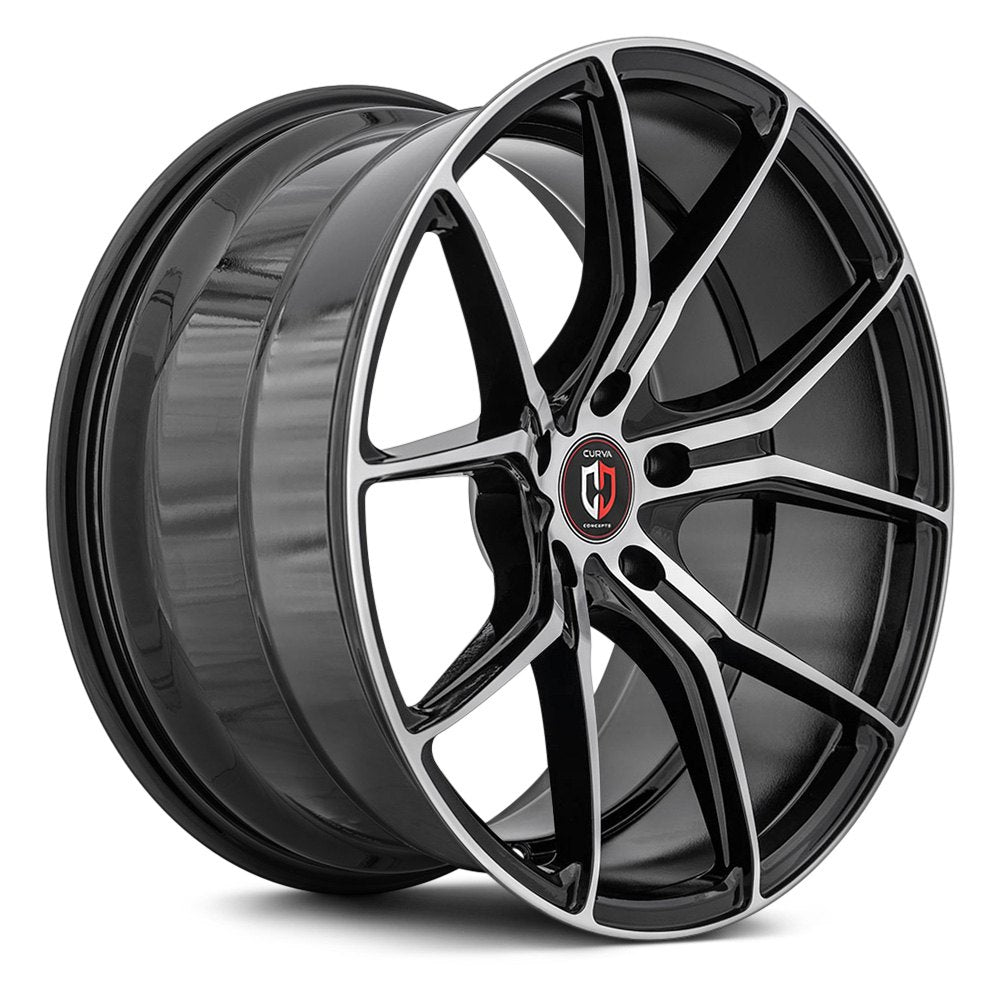 20x10 Curva C42 Gloss Black Machine Face 5x114.3 ET38 wheel/rim - 0