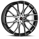 24x9 Cavallo CLV-36 Gloss Black & Machined 5x115/120 ET18 wheel/rim