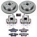 PowerStop OE Stock Replacement Low-Dust Ceramic Brake Pad, Rotor and Caliper Kit