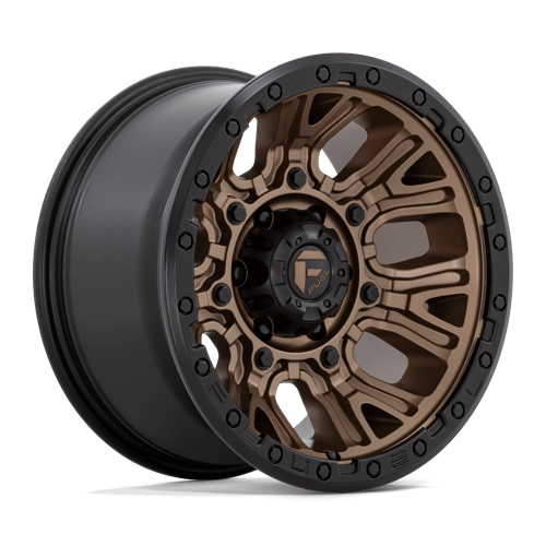 17x9 Fuel Off-Road D826 Traction Matte Bronze with Black Ring 5x127 ET-12 Wheel