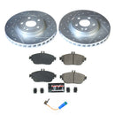 PowerStop Z23 Daily Driver Carbon-Fiber Ceramic Brake Pad and Drilled & Slotted