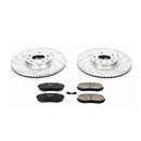 PowerStop Z23 Daily Driver Carbon-Fiber Ceramic Brake Pad and Drilled & Slotted