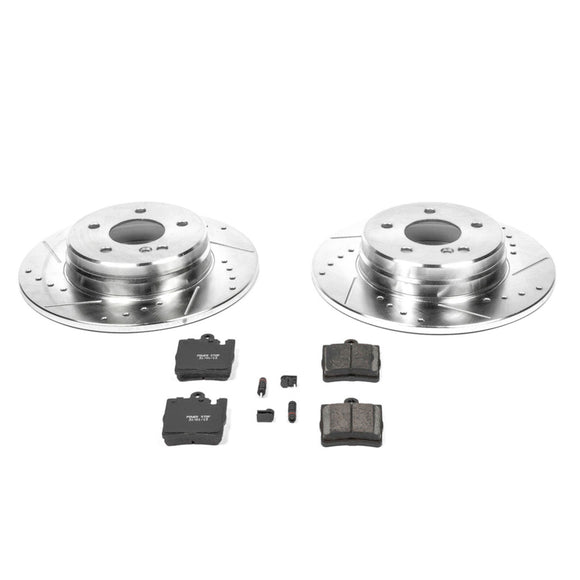 PowerStop Z23 Daily Driver Carbon-Fiber Ceramic Brake Pad and Drilled & Slotted