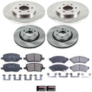 PowerStop OE Stock Replacement Low-Dust Ceramic Brake Pad and Rotor Kit
