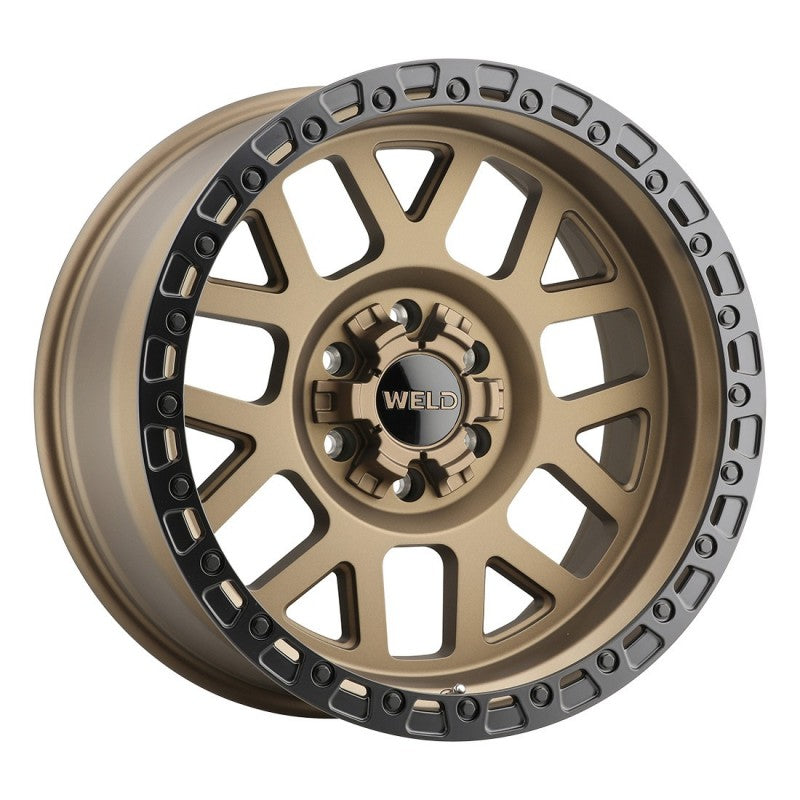 20x10 WELD Off-Road Cinch Bronze / Black Ring 8x165.1 8x6.5 ET-18 Wheel