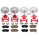 PowerStop Z23 Daily Driver Carbon-Fiber Ceramic Pads Drilled & Slotted Rotor & C