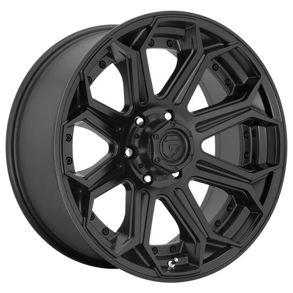 20x9 Fuel Off-Road D706 Siege Matte Black 6x139.7 ET1 CB106.1 Wheel Rim