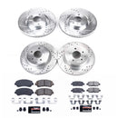 PowerStop Z23 Daily Driver Carbon-Fiber Ceramic Brake Pad and Drilled & Slotted