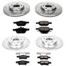 PowerStop Z23 Daily Driver Carbon-Fiber Ceramic Brake Pad and Drilled & Slotted