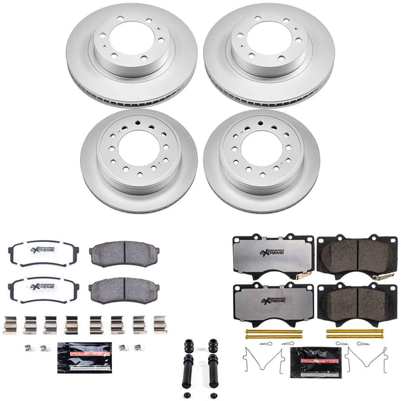 Z36 Truck & Tow Premium Carbon-Fiber Ceramic Brake Pad and Fully Coated Rotor Ki