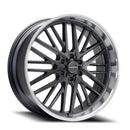 24x10 Corsart Kingpin 6 Matte Gunmetal Diamond Cut Lip 6x139.7 ET25 Wheel