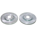 PowerStop Evolution Drilled Slotted Rotors Pair Front For INFINITI G35