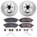 PowerStop Genuine Geomet Coated Rotor and Low-Dust Ceramic Brake Pad Kit
