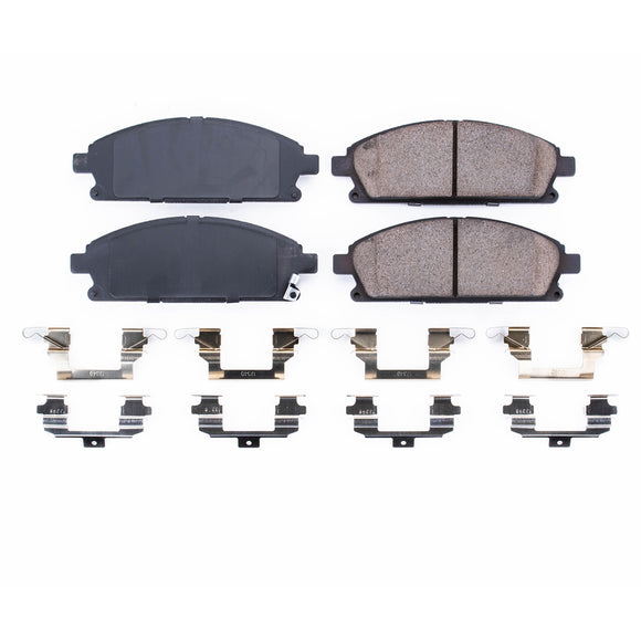 PowerStop Z17 Evolution Ceramic Brake Pads With Hardware