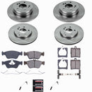 PowerStop OE Stock Replacement Low-Dust Ceramic Brake Pad and Rotor Kit