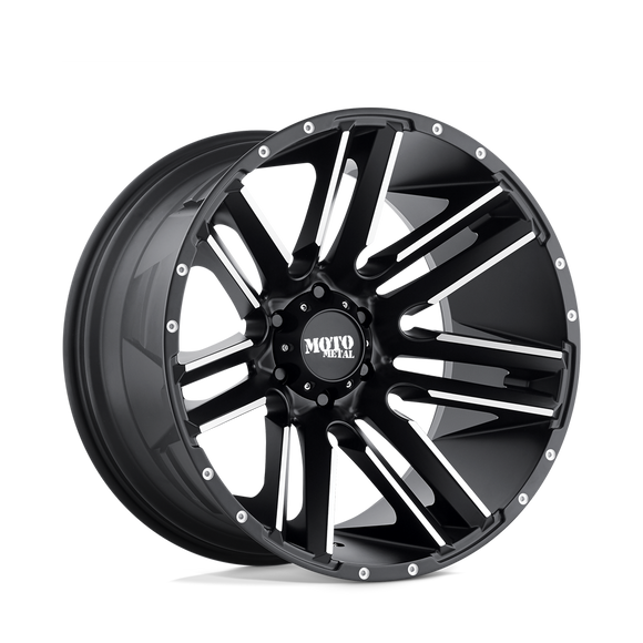 20X9 Moto Metal MO978 RAZOR Satin Black Machined 5X127 ET18 wheel/rim