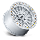 18X9 KMC KM552 IMS Gloss Silver W/ Machined Face 6x139.7 ET18 Wheel Rim