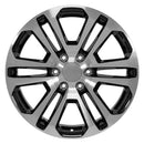 20" Replica Wheel CV99 Fits GMC Sierra Rim 20x9 Machined Wheel