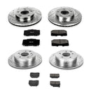 PowerStop Z23 Daily Driver Carbon-Fiber Ceramic Brake Pad and Drilled & Slotted
