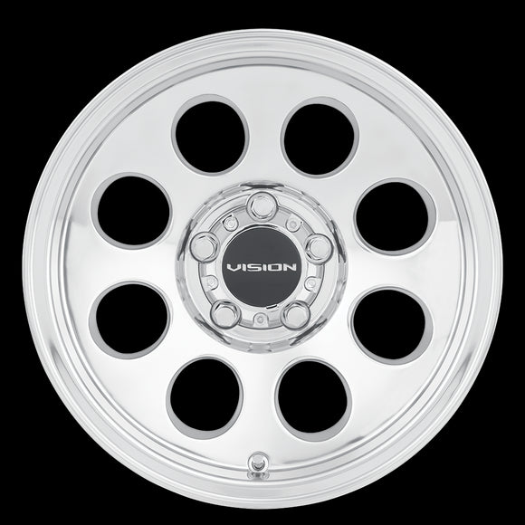 16X10 Vision Midway Polished 5x114.3 ET-25 Wheel Rim