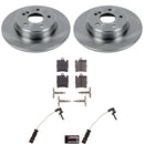 PowerStop OE Stock Replacement Low-Dust Ceramic Brake Pad and Rotor Kit