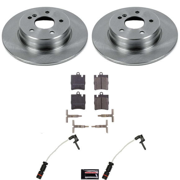 PowerStop OE Stock Replacement Low-Dust Ceramic Brake Pad and Rotor Kit
