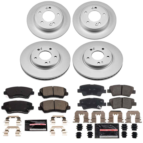 Z23 Daily Driver Premium Carbon-Fiber Ceramic Brake Pad and Fully Coated Rotor K