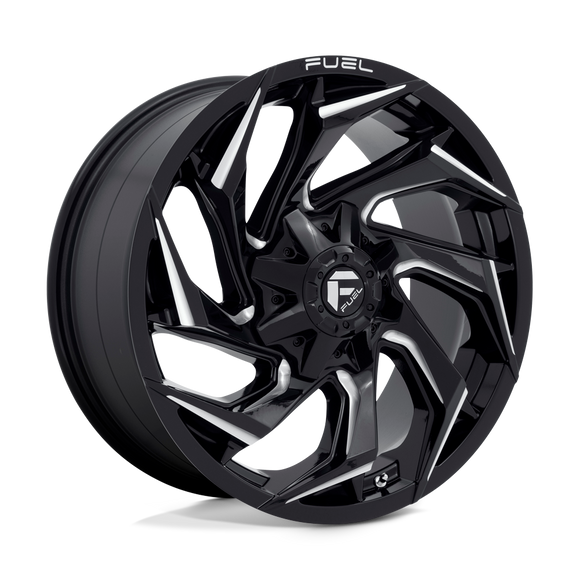 20x9 Fuel Off-Road D753 Reaction Gloss Black Milled 8x170 ET20 CB125.1 Wheel Rim