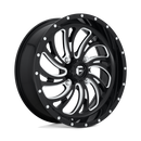 24X7 Fuel UTV D641 KOMPRESSOR Gloss Black Milled 4X156 ET13 wheel/rim