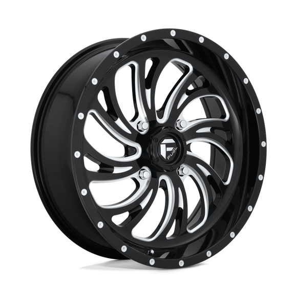 24X7 Fuel UTV D641 KOMPRESSOR Gloss Black Milled 4X156 ET13 wheel/rim