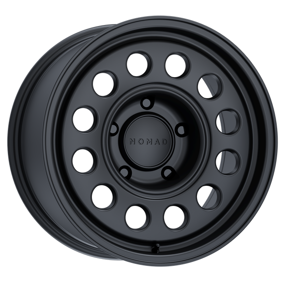 17x8.5 Nomad N501SB Convoy Satin Black 5x127 ET25 CB78.1 Wheel