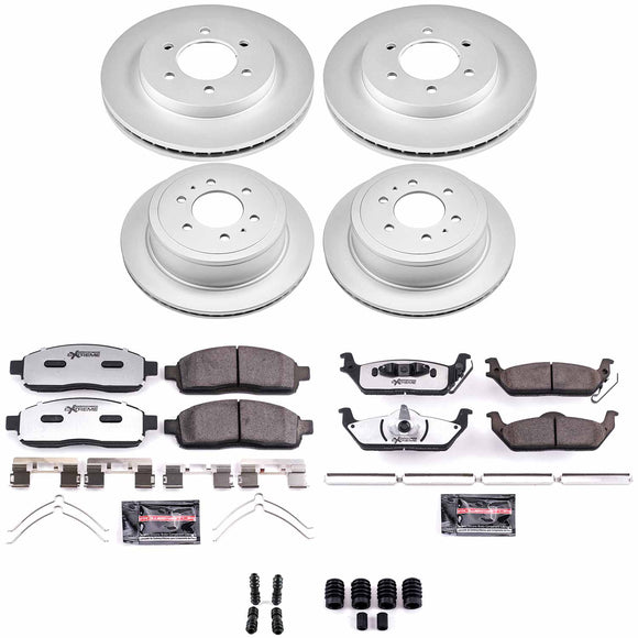 Z36 Truck & Tow Premium Carbon-Fiber Ceramic Brake Pad and Fully Coated Rotor Ki