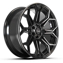 4Play Gen3 4P83 24x10 Black Wheel 6x139.7 ET18 CB106.1