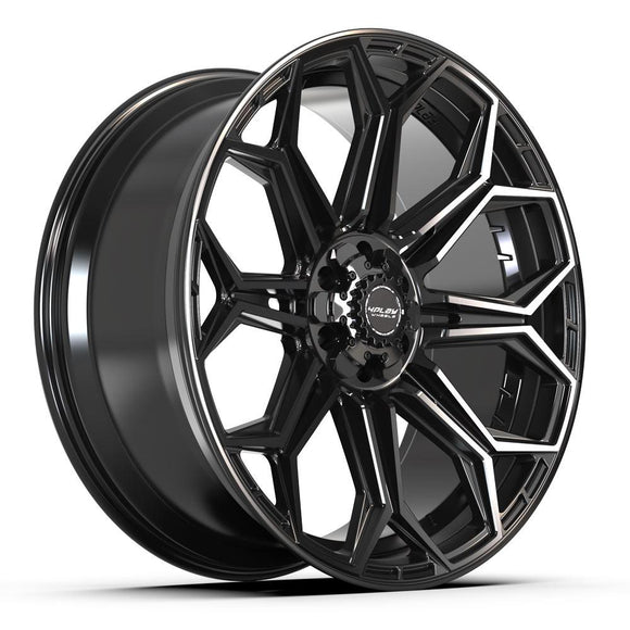 4Play Gen3 4P83 24x10 Black Wheel 6x139.7 ET18 CB106.1
