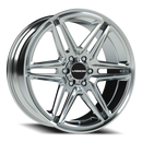 22x9.5 Vision 476 Wedge Chrome Wheel 6x139.7 ET30 CB78.1