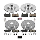 PowerStop Z23 Daily Driver Carbon-Fiber Ceramic Brake Pad and Drilled & Slotted
