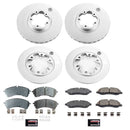PowerStop Genuine Geomet Coated Rotor and Low-Dust Ceramic Brake Pad Kit