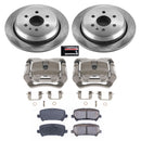 PowerStop OE Stock Replacement Low-Dust Ceramic Brake Pad, Rotor and Caliper Kit