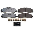 PowerStop Z36 Truck And Tow Carbon-Fiber Ceramic Brake Pads With Hardware