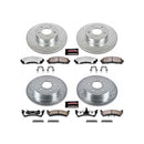 PowerStop Z36 Carbon-Fiber Ceramic Brake Pad with Drilled and Slotted Rotor Kit