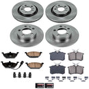 PowerStop OE Stock Replacement Low-Dust Ceramic Brake Pad and Rotor Kit
