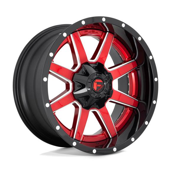 22x12 Fuel Off-Road D250 Maverick Gloss Red 8x165.1 ET-44 CB125.1 Wheel Rim