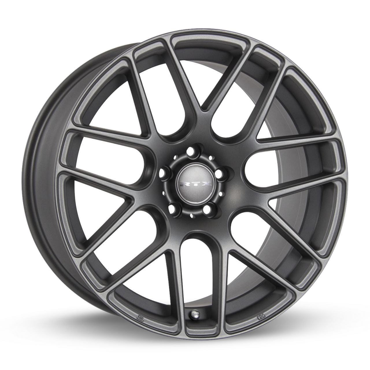 16x6.5 RTX Envy Matte Gunmetal 5x100 ET38 wheel/rim