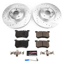 PowerStop Z23 Daily Driver Carbon-Fiber Ceramic Brake Pad and Drilled & Slotted