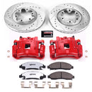 PowerStop Z36 Truck and SUV Ceramic Brake Pad, Drilled & Slotted Rotor, and Cali