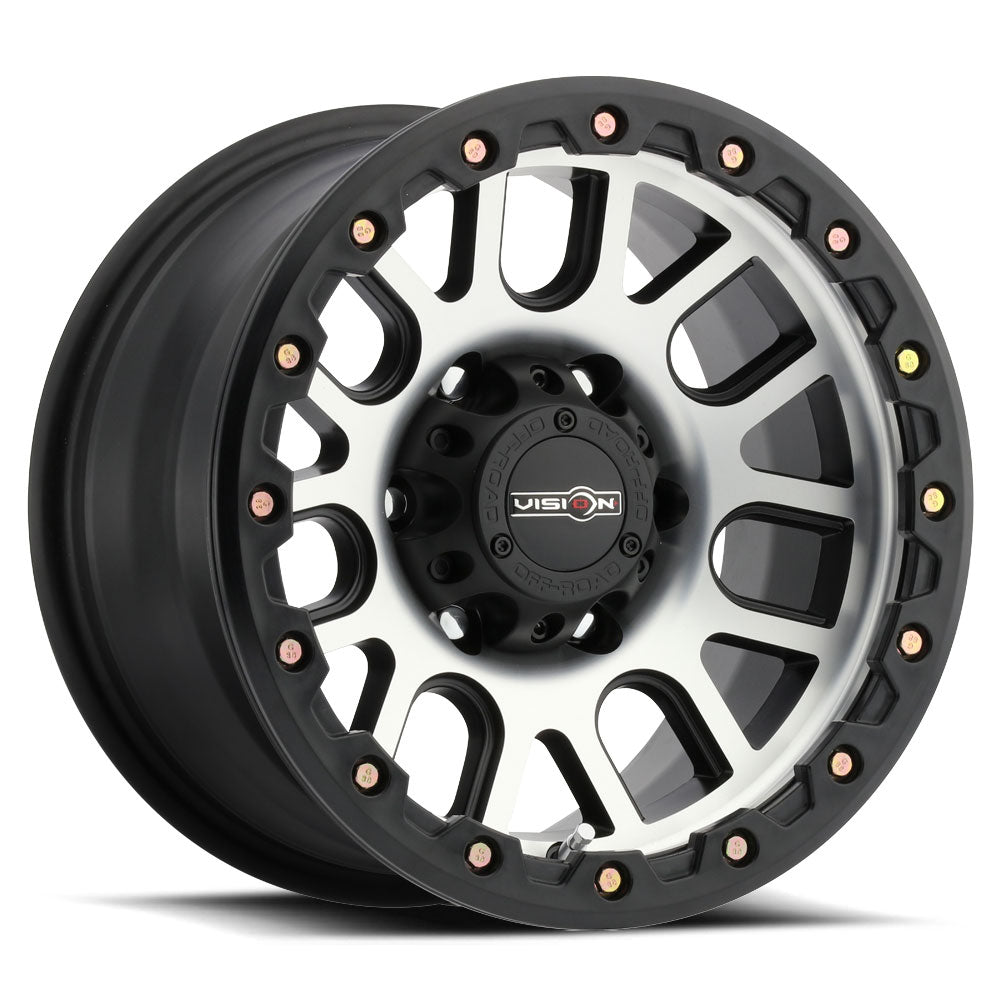 Vision 111 Nemesis Matte Black Machined Face 20X9 5x5 (5x127) ET0 wheel - 0